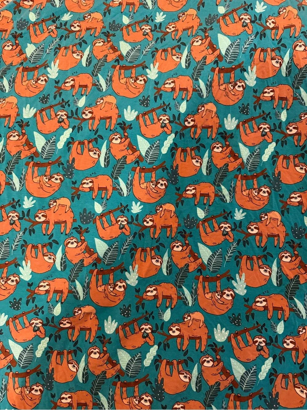 Little Sleepies Sleepy Sloth Crib Sheet